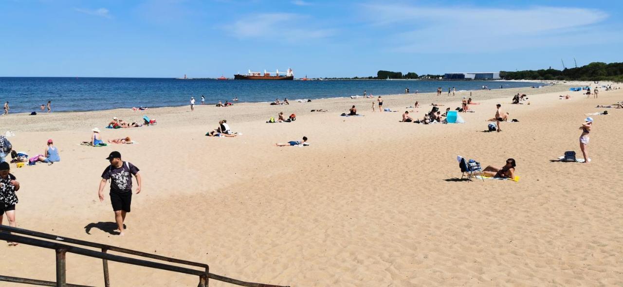 Wow Flou Przystan Letnica Apartamenty 700M Plaza Gdańsk Buitenkant foto